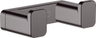 Крючок двойной Hansgrohe AddStoris 41755340 черный матовый хром