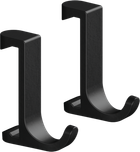 Крючок Hansgrohe WallStoris тонкий 2 штуки 3.9x3.2x1.0 см Matt Black 27929670