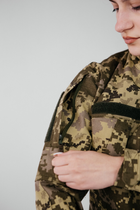 Тактическая женская военная форма комплект костюм, ( Китель + Штаны ), Камуфляж: Пиксель ВСУ ММ-14 , Размер: M - изображение 8