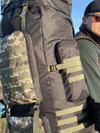 Рюкзак тактичний військовий 100 літрів із вологовідштовхувальної тканини - зображення 5