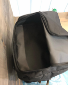 Універсальний туристичний рюкзак 85 літрів з вологовідштовхувальної тканини похідний чорний - зображення 4