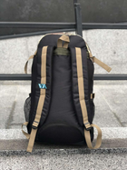 Универсальный туристический рюкзак 55 литров из влагоотталкивающей ткани хаки - изображение 4