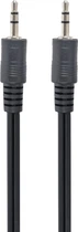 Кабель Cablexpert 3.5 мм - 3.5 мм 2 м Черный (CCA-404-2M)