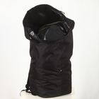 Рюкзак для вещей из прорезиненного оксфорда, вещевой тактический мешок на 45 литров Melgo чёрный - изображение 1