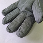 Мужские перчатки зимние тактические для зимней рыбалки охоты на искуственном меху Tactical Черные (9227) - изображение 4