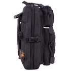 Компактна тактична сумка через плече SILVER KNIGHT Військова 17 x 11 x 4,5 см Оксфорд Чорний (TY-231) - зображення 4