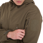 Флисовая куртка тактическая мужская военная Куртка на флисе с капюшоном TACTICAL Оливковый (5707) L - изображение 4
