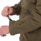 Флисовая куртка тактическая мужская военная Куртка на флисе с капюшоном TACTICAL Оливковый (5707) L - изображение 9