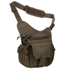 Прочная тактическая сумка через плечо военная однолямочная из ткани SILVER KNIGHT Оливковый (TY-517) - изображение 1