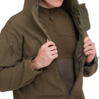 Флисовая куртка тактическая мужская военная Куртка на флисе с капюшоном TACTICAL Оливковый (5707) XXL - изображение 5