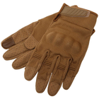 Міцні тактичні рукавички із закритими пальцями Рукавички для військових TACTICAL Хакі (BC-8816) XL - зображення 6