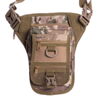 Компактна тактична військова сумка на пояс через плече SILVER KNIGHT 30 x 25 x 6,5 см Камуфляж (Y-176) - зображення 4