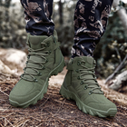 Ботинки тактические Lesko GZ702 Green р.46 военная спецобувь на шнуровке демисезон (SK-9866-42419) - изображение 6
