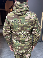 Куртка тактическая Special, Softshell, Мультикам, размер M, демисезонная флисовая куртка для военных софтшелл - изображение 6