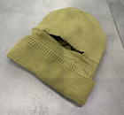 Балаклава - шапка зимова, колір Хакі, тактична зимова шапка, балаклава армійська тепла для військових - зображення 5