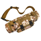 Большой рюкзак тактический армейский туристический Armory Tacal-A4-Brown Pixel для ЗСУ, военный, универсальный на 100л с дождевиком Коричневый - изображение 6