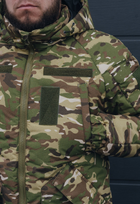Куртка зимняя тактическая на молнии с капюшоном S multicam - изображение 12