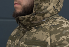 Куртка зимняя тактическая на молнии с капюшоном XS gaubica pixel - изображение 13