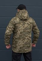 Куртка тактична зимова на блискавці з капюшоном M gaubica pixel - зображення 3