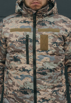 Куртка тактична зимова на блискавці з капюшоном XS pixel2 - зображення 7