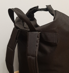 Тактический рюкзак-баул 45 литров Черный Oxford 600D Flat MELGO влагозащитный вещевой мешок - изображение 3