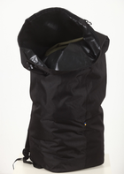 Тактический рюкзак-баул 45 литров Черный Oxford 600D Flat MELGO влагозащитный вещевой мешок - изображение 4