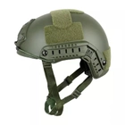 Рельсы боковое крепление на шлем каску + поворотная планка Picatinny 360° (2 шт), Green (15012-R) - изображение 5