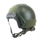 Рельсы боковое крепление на шлем каску + поворотная планка Picatinny 360° (2 шт), Green (15012-R) - изображение 10