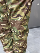Брюки тактические софтшелл с флисом Special, размер L, Мультикам, утепленные брюки для военных - изображение 3