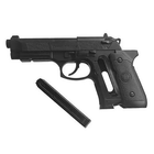 Пневматичний пістолет WinGun 302 Beretta 92 пластик газобалонний CO2 120 м/с Вінган Беретта - зображення 3