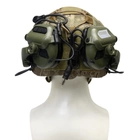 Наушники тактические активные с микрофоном Earmor M32X-Mark3 MilPro Foliage Green (M32X-MARK3-FG) - изображение 6