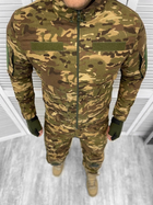 Тактическая теплая зимняя военная форма комплектом костюм ( Куртка + Штаны ), Камуфляж: Мультикам, Размер: M - изображение 2