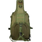 Тактический рюкзак M04 20л. штурмовой, военный мужская сумка через плечо (оливковый) - изображение 6
