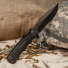 Тактический нескладной нож SOG SEAL Pup Elite Kydex Sheath 123/241 мм, AUS-8, полусерейтор (SOG E37T-K) - изображение 5