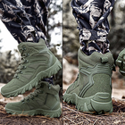 Ботинки тактические Lesko GZ702 Green р.40 мужские дышащие высокие для военных и спецслужб (OPT-24191) - изображение 5