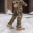 Военные штаны на флисе Grifon пиксель 46 размер - изображение 6