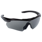 Комплект балістичних окулярів ESS Crossbow 2x Ballistic Eyeshields Kit Clear & Smoke Gray Lens - изображение 7