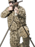 Бипод упор під зброю Primos Trigger Stick Gen III Game Stalking Rest Оливковий (102-166см) (65814M) - зображення 2