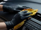 Нитриловые перчатки Medicom SafeTouch® Advanced Black без пудры текстурированные размер XL 100 шт. Черные (3.3 г) - изображение 7