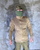 Армійська Кофта флісова VOGEL кишені на рукавах Колір койот XL - зображення 3