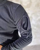 Армейская Кофта флисовая VOGEL карманы на рукавах Цвет черный 3XL - изображение 5