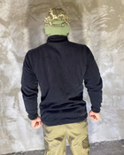 Армейская Кофта флисовая VOGEL карманы на рукавах Цвет черный 2XL - изображение 6
