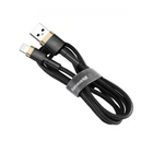 Кабель Baseus Cafule Cable USB For Lightning 2.4A 1m Gold+Black CALKLF-BV1