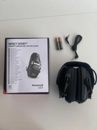 Навушники активні тактичні шумопридушні захисні Howard Leight Impact Sport Black - зображення 3