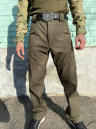 Військові брюки Tactic (тактичні штани) SoftShell Хакі зимові 52 - изображение 1