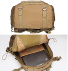 Рюкзак тактический Y003 50 л, олива - изображение 5