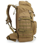 Рюкзак тактический A51 50 л, песочный - изображение 3