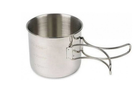 Кружка со складными ручками Tramp TRC-037 500 мл Steel (N002855)