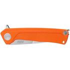 Нож складной карманный с фиксацией Liner Lock Acta Non Verba ANVZ100-015 Z100 Mk.II Liner Lock Orange 205 мм - изображение 4