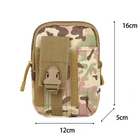 Подсумок тактический AOKALI Outdoor A50 (Camouflage CP) камуфляжный военный с множеством карманов LOZ - изображение 4